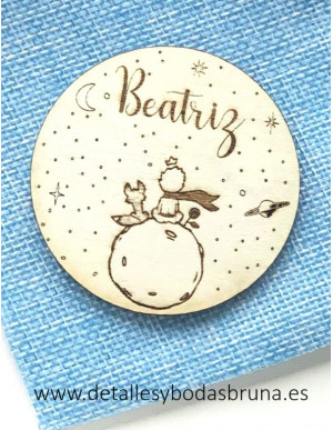 Imán de Madera Personalizado Cuento