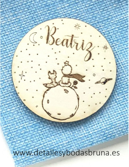 Imán de Madera Personalizado Cuento