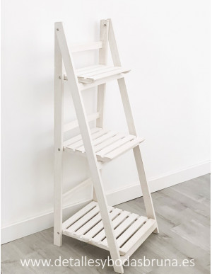 Estantería Blanca Vintage Alta