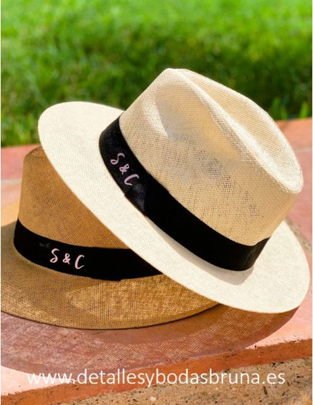 Sombrero Panamá Personalizado con Iniciales