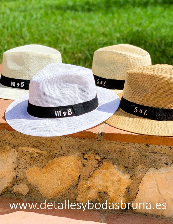 Sombrero Panamá Personalizado con Iniciales