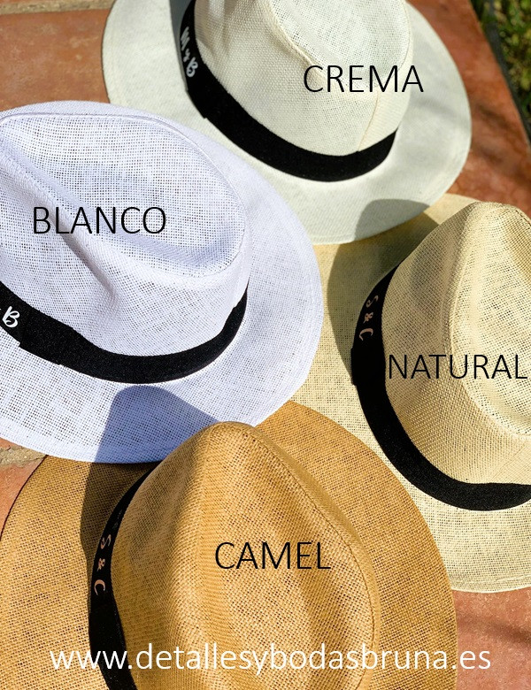Sombrero Panamá Personalizado con Iniciales