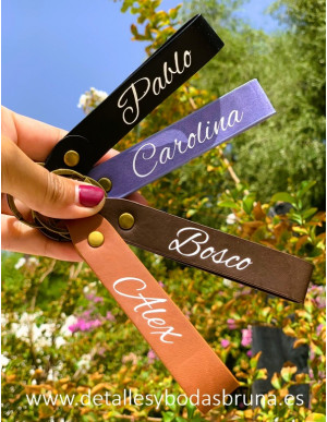 Llavero Personalizado con Nombre Polipiel 2