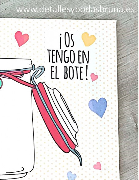 Árbol de Huellas Tarro Corazones