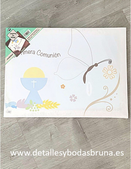 Árbol de Huellas Comunión Mariposa