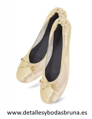 Bailarina y Neceser Vintage para Boda Color Oro (Lote 12 pares) 2