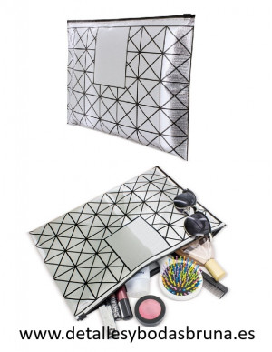 Bailarina y Neceser Vintage para Boda Color Plata (Lote 12 pares) 2