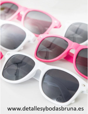Gafas de Sol para Boda Blancas