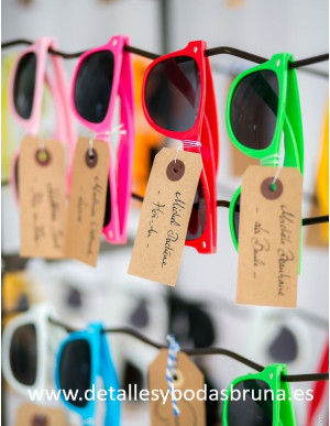 Gafas de Sol para Boda Rojas