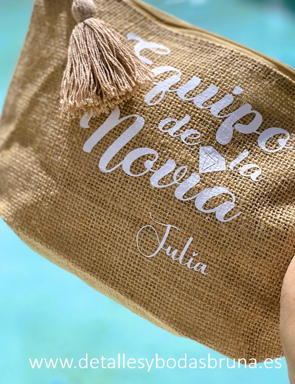 Neceser Equipo de la Novia Personalizado