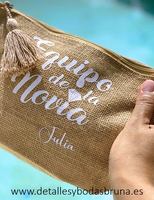 Neceser Equipo de la Novia Personalizado