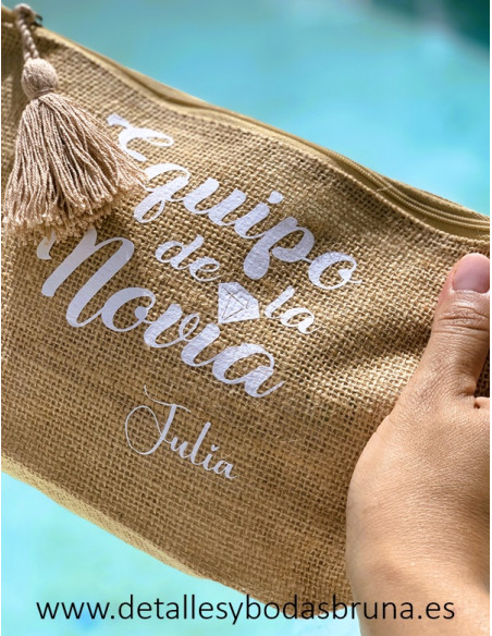 Neceser Equipo de la Novia Personalizado