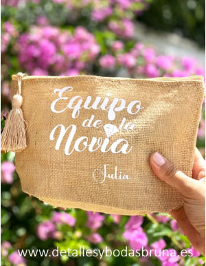 Neceser Equipo de la Novia Personalizado
