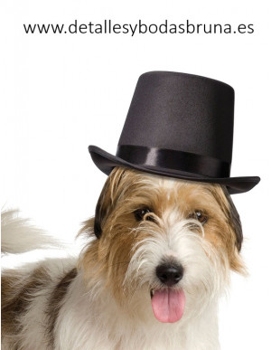 Sombrero Chistera para Perro Anillos 2