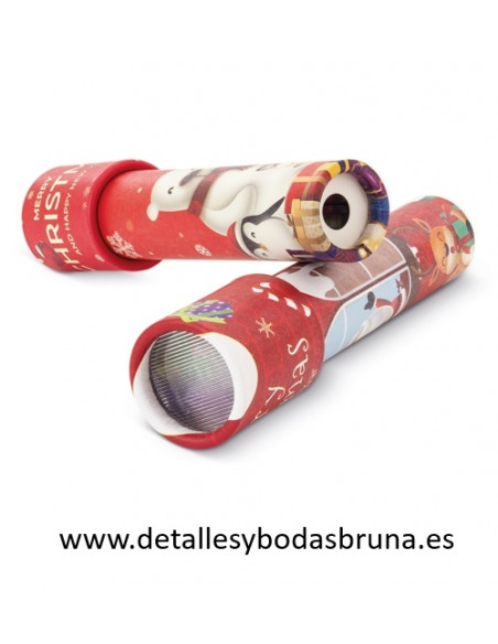 Caleidoscopio Navidad 4 unidades