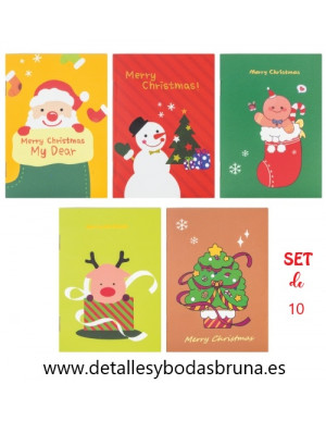 Libretas Navideñas 10 unidades 2