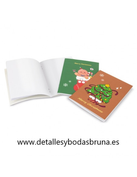 Libretas Navideñas 10 unidades