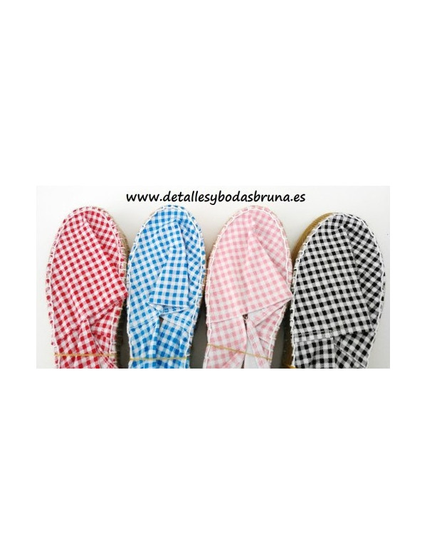 Alpargatas Cuadros Vichy