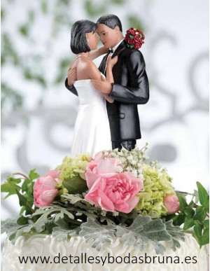 Figura de Novios Siempre Juntos Mulatos 2