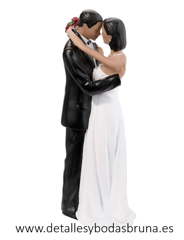 Figura de Novios Siempre Juntos Mulatos