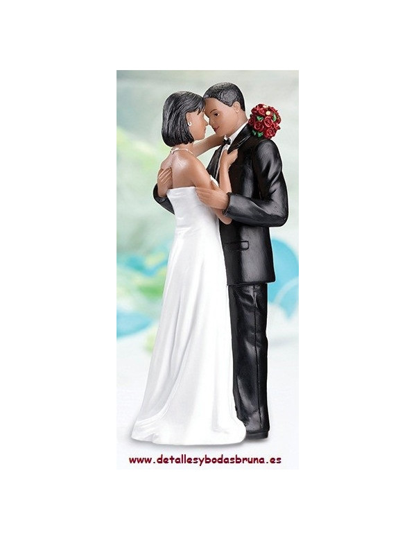 Figura de Novios Siempre Juntos Mulatos