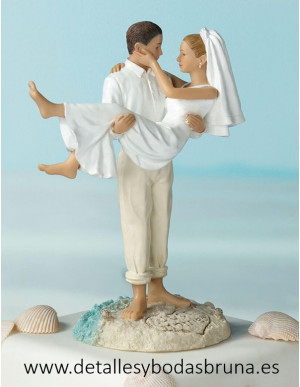 Figura de Novios En la Playa