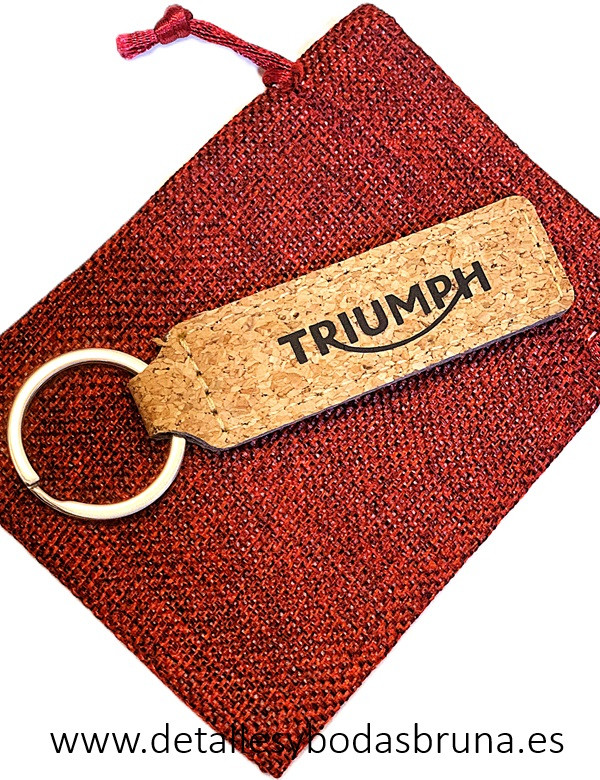 Llavero de Corcho Personalizado con Logo