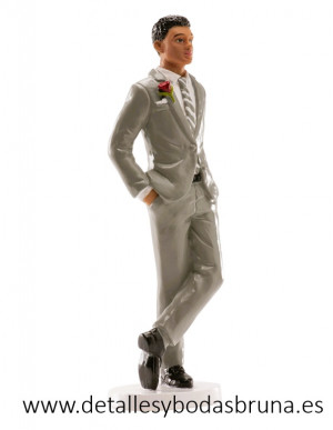 Figura de Novio Traje