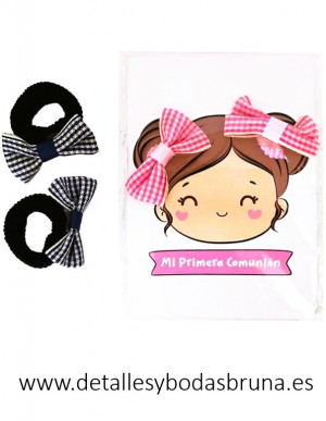 Gomillas de pelo para Comunión Niña