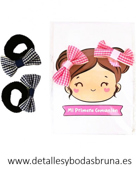 Gomillas de pelo para Comunión Niña