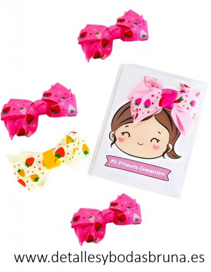 Pinzas Lazo para el Pelo Detalle Comunión