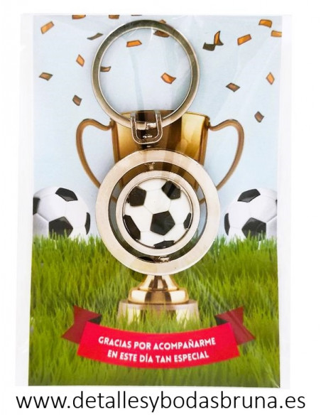 Llavero Balón de Fútbol para Comunión