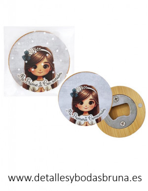 Abrebotellas con Imán Niña Primera Comunión