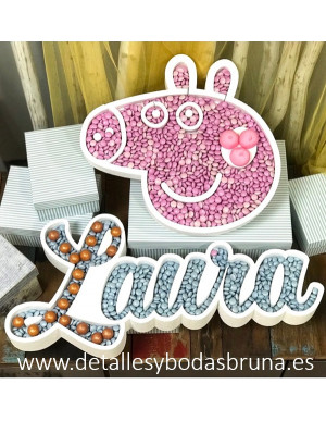 Nombre de Corcho Chuches Peppa Pig