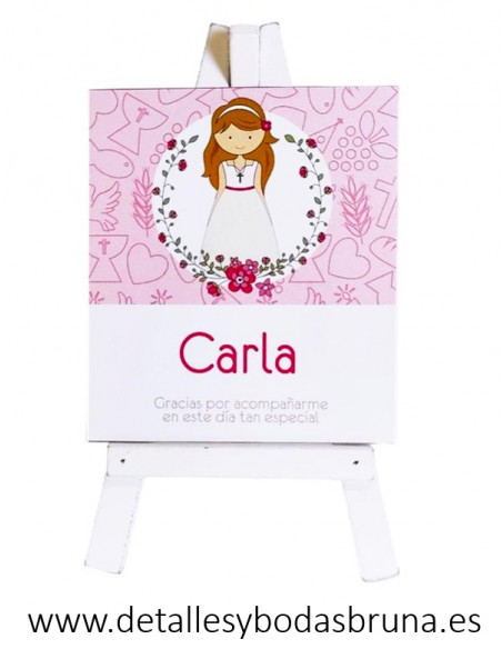 Marcasitio Comunión Personalizado Niña