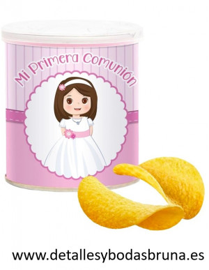 Patatas Pringles Comunión Niña