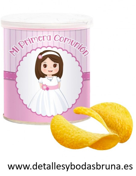 Patatas Pringles Comunión Niña