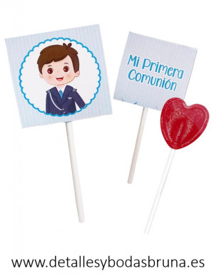 Piruleta Comunión Niño