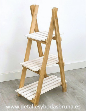 Estantería de Madera Triángulo