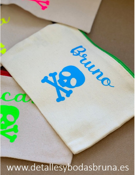Neceser Comunión Personalizado con Calavera