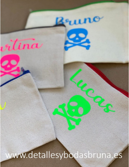 Neceser Comunión Personalizado con Calavera