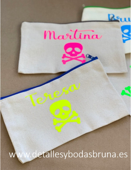 Neceser Comunión Personalizado con Calavera