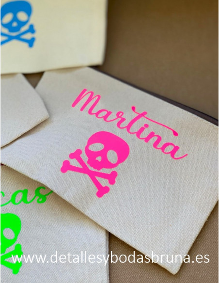 Neceser Comunión Personalizado con Calavera