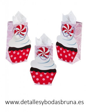 Bolsitas Cupcake con asa