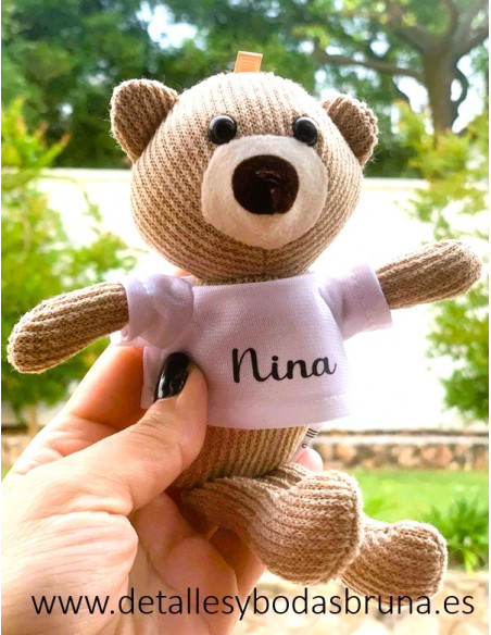 Osito de Peluche Personalizable con Nombre