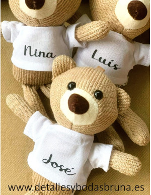 Osito de Peluche Personalizable con Nombre