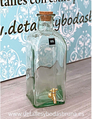 Dispensador de Bebida con grifo 2L