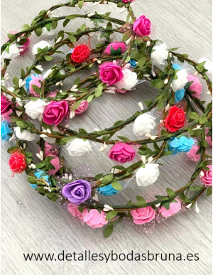 Corona de Flores Eva