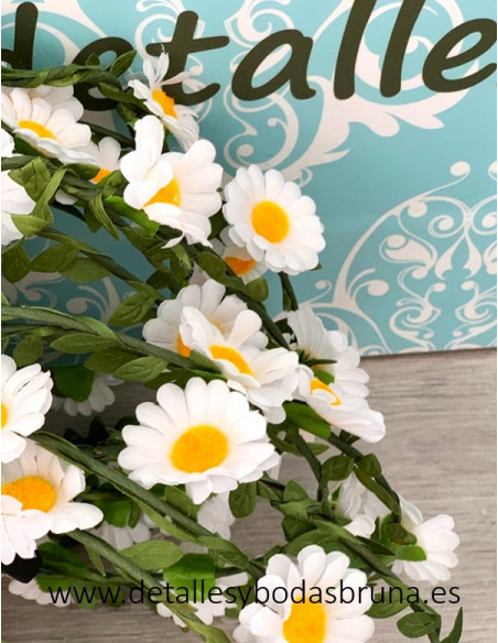 Corona de Margaritas blancas