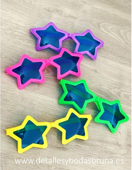 Gafas Gigantes Estrellas